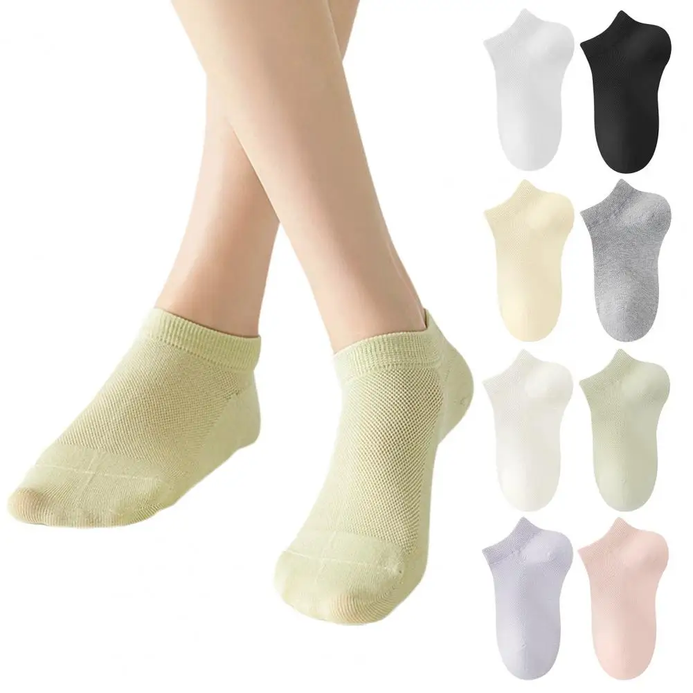 Ankle Socks Women’s Breathable Trainer Socks Low Cut Ankle Athletic Socks with Mesh Design Comfortable Outdoor Sports Wear