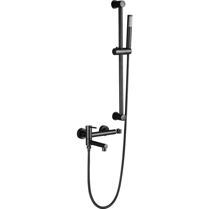 Copper bathtub faucet, shower shower set, simple multifunctional spray gun for women