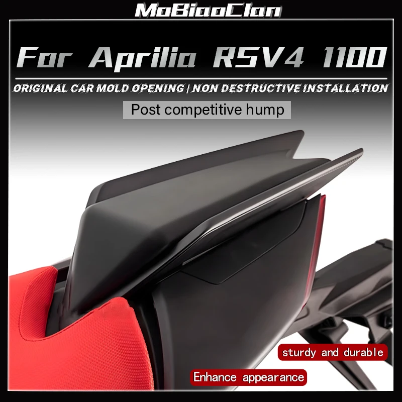 

For Aprilia RS660 RS 660 rsv4 RSV4 1100 2022-2025 Fairing Seat Cowl Hump Spoiler Motorcycle Passenger Pillion Rear Seat Cover