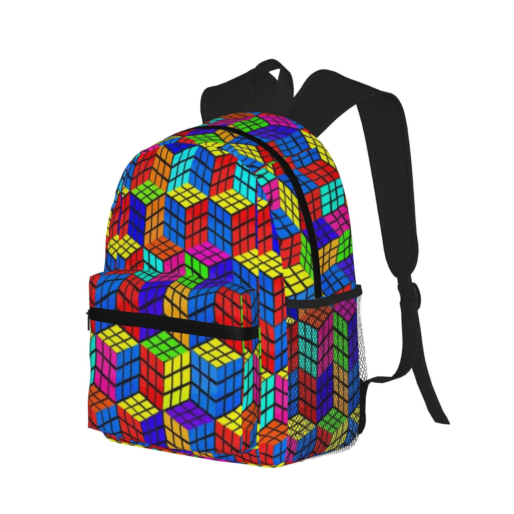rubik s illusion  Casual Backpack for Students and Adults Backpacks