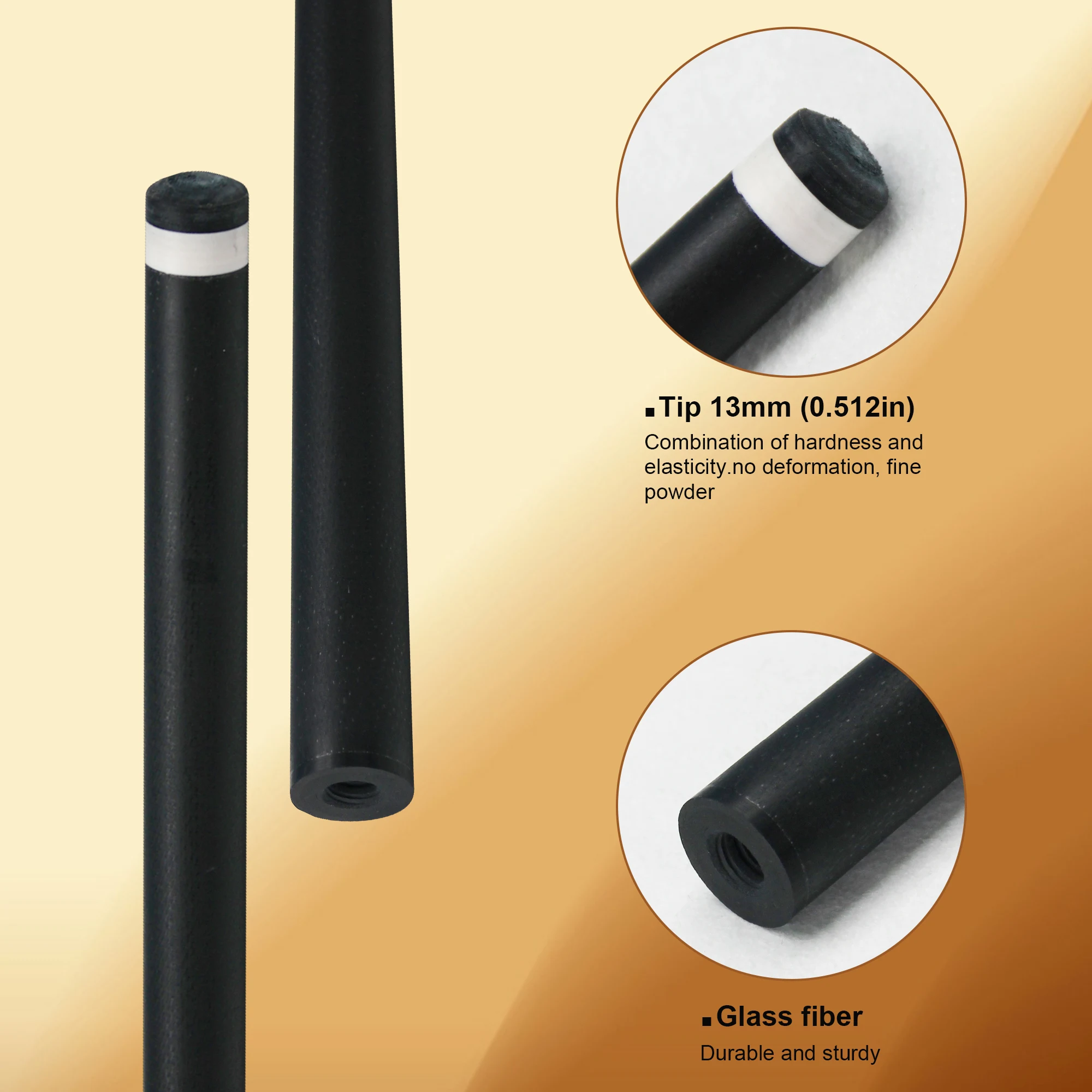 Design a punta forelimb13mm in fibra di vetro compatibile con varie marche di aste interfaccia lenta a otto denti durevole e leggero