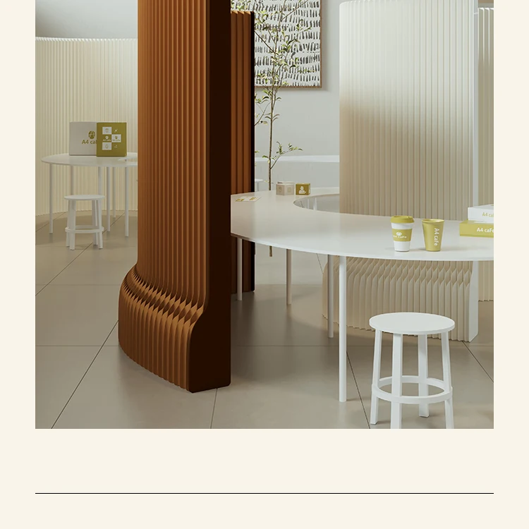 شاشة مسار منحنية تقسيم غرفة المعيشة مدخل متنقل قابل للطي معرض كتلة المتجر الجديد البسيط الحديث