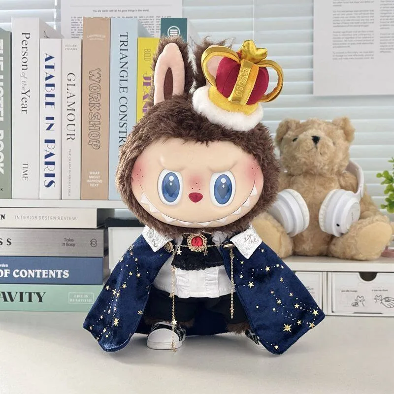 

Одежда для виниловой куклы Labubu Chess King 37 см, модная одежда для плюшевой куклы Labubu, только детская одежда