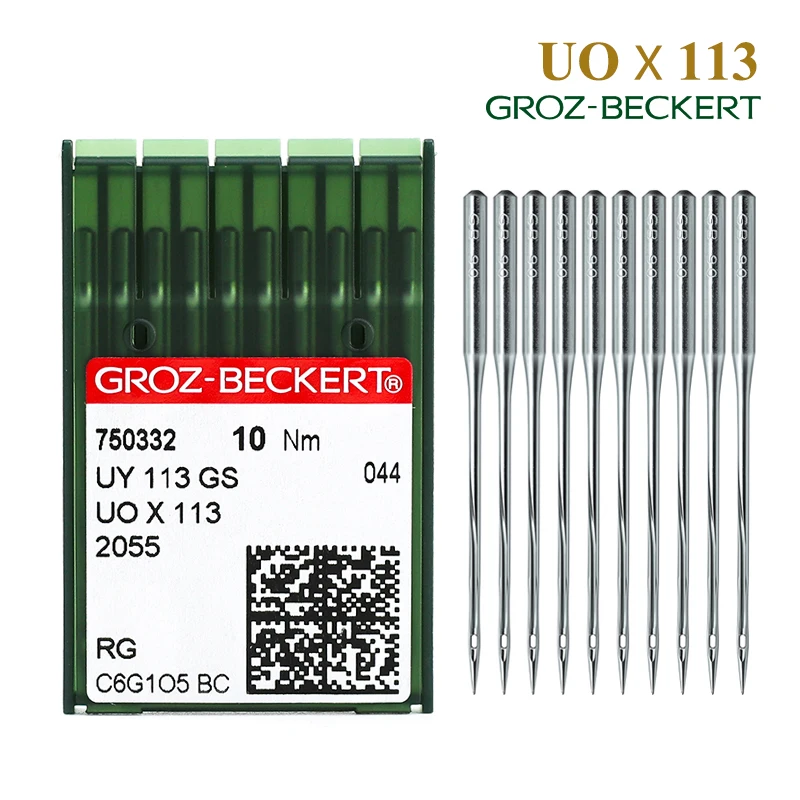 100 قطعة UOx113 UY113GS إبر خياطة Groz-Beckert متوافقة مع ماكينة خياطة Kansai 1404P JACK SIRUBA VC008 متعددة الإبر #1