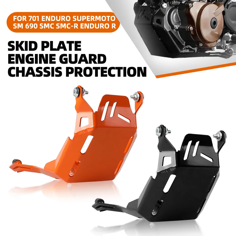

For HUSQVARNA 701 Enduro Supermoto SM 690 SMC SMC-R Enduro R Engine Base Chassis Guard Skid Plate Belly Pan Protector Cover