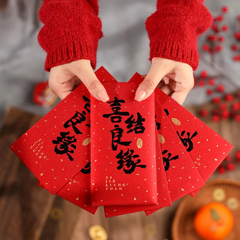 36PCS Chinese Wedding Red Envelopes,Happy Events Red Envelopes