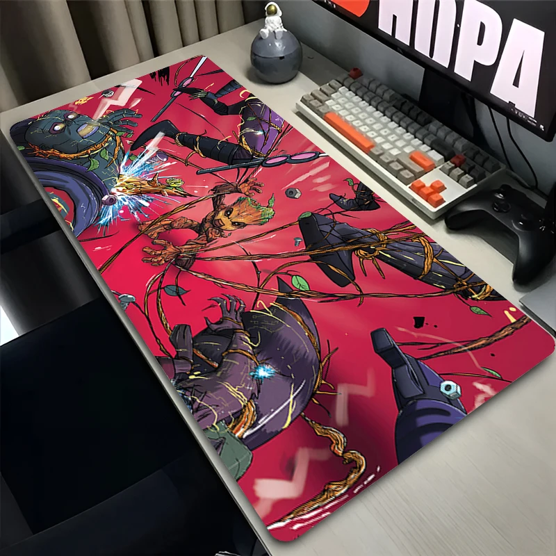 

Mouse Pad Laptop Anime Extended Desktop G-guardians of the Galaxy Mat Computer Gamer Mousepad PC Gaming Accessories Keyboard Pad