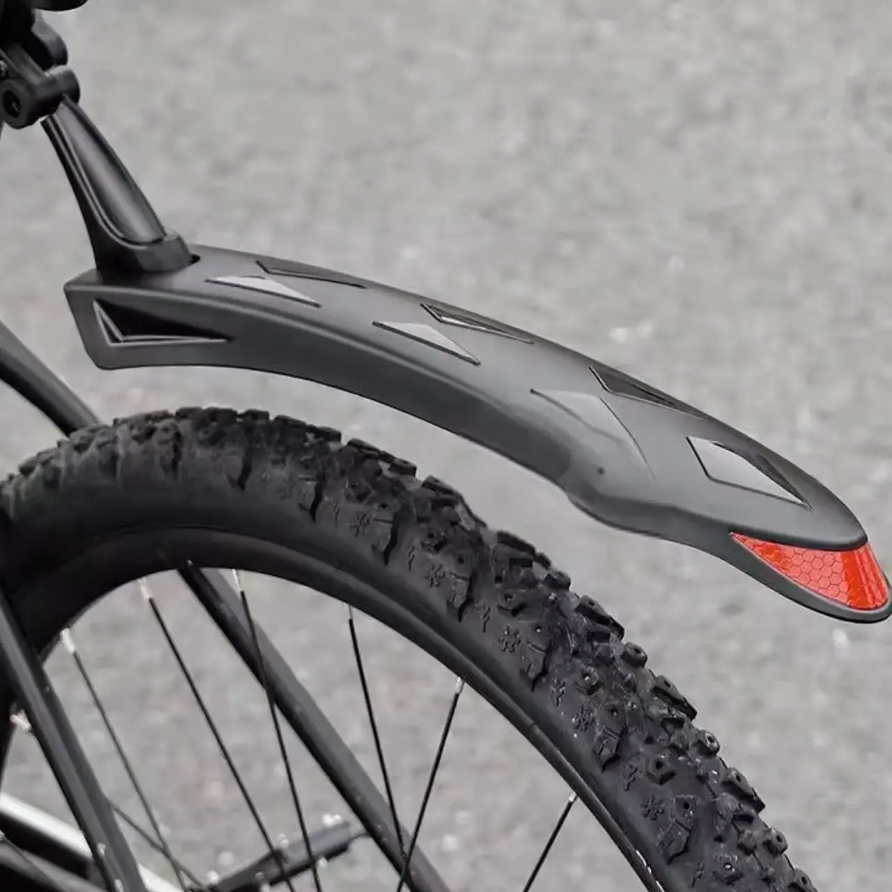 1 Paar MTB Fahrrad-Schutzbleche Reflektierende Warnschutzbleche für Mountainbikes Vorne und Hinten Verstellbare Fahrradzubehörteile ﻿ – Detail 2