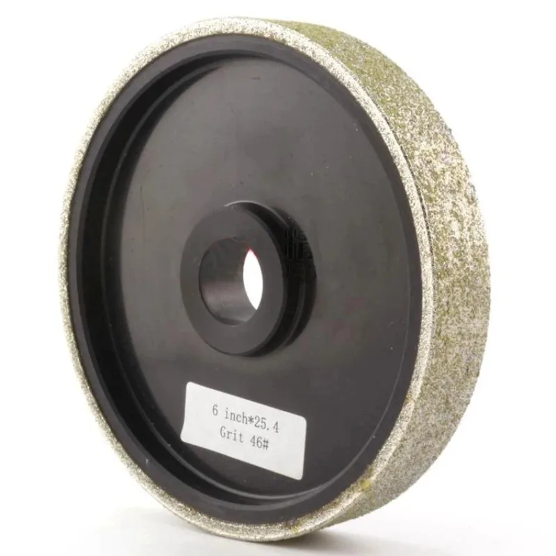 

6” Diameter X 1” Width Diamond Lapidary Grinding Wheel for Sharpening High Speed Steel Woodturning Tools Jewelry Polishing