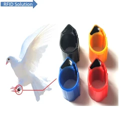 10pcs RFID EM4305 Chip 134.2Khz rfid pigeon Bird tag chicken duck rfid foot tag leg ring tag ISO11784 ISO11785