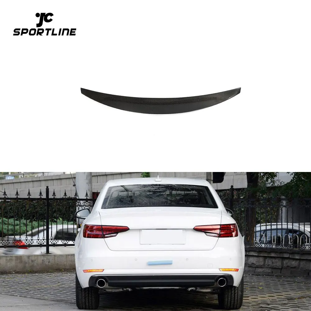 

B9 S4 Carbon Rear Trunk Spoiler For Audi A4 B9 Quattro S Line S4 Sedan 4-Door 2017-2023