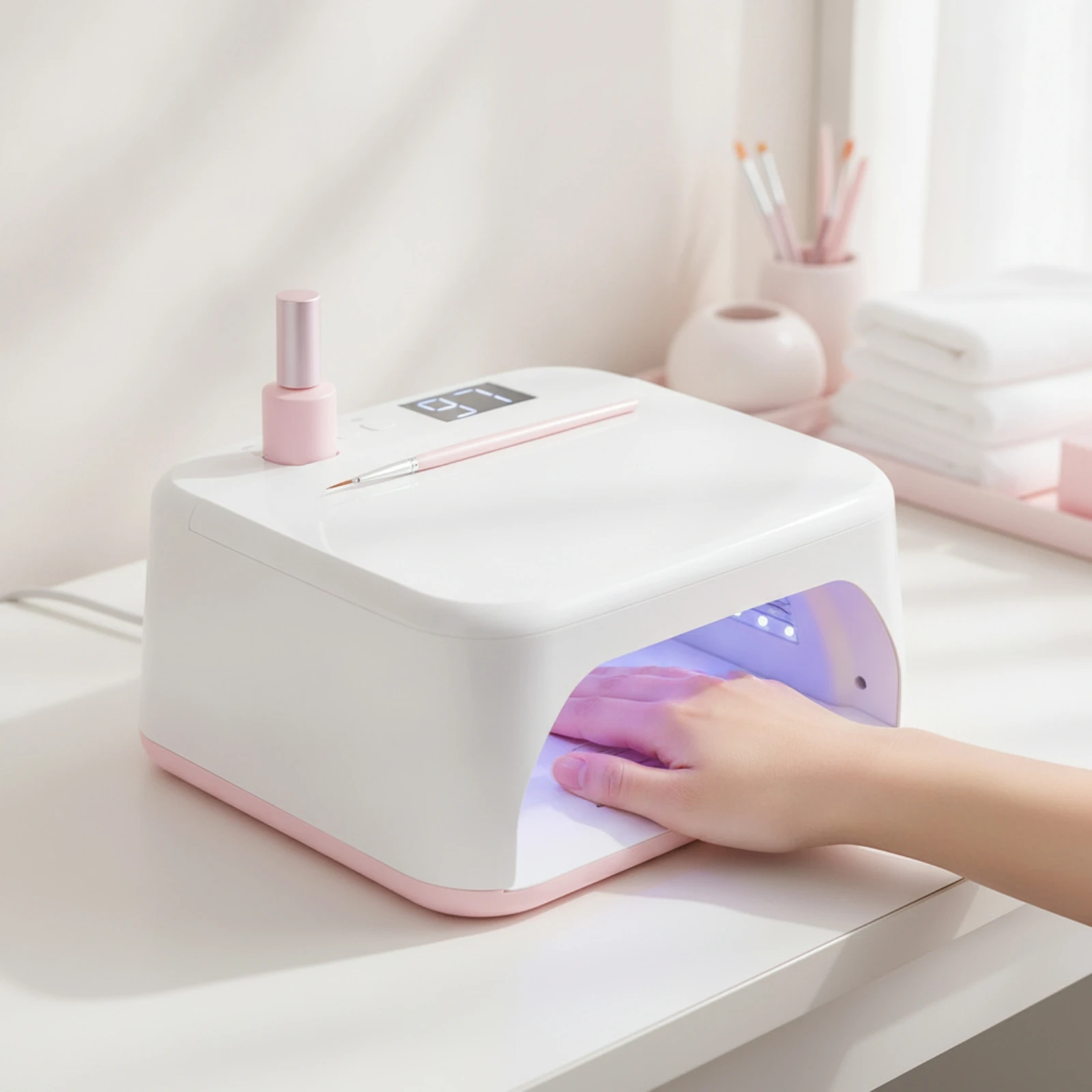 lampada-led-para-unhas-secagem-rapida-de-gel-aparelho-profissional-para-manicures-diy-e-manicures-em-casa
