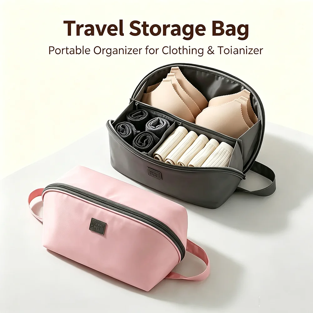 Multifunctional Underwear Storage Bag Travel Clothes Bra Socks Cosmetic Divider Organizer Women Portable Underwear Accessories
