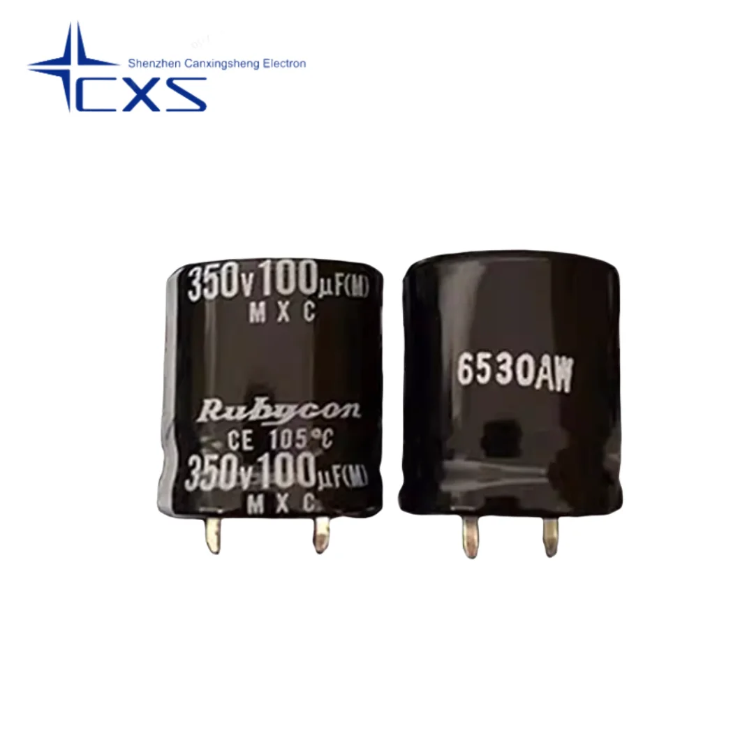 2pcs 350V100UF 100UF350V Size 22x25 Japan Ruby Electrolytic Capacitors