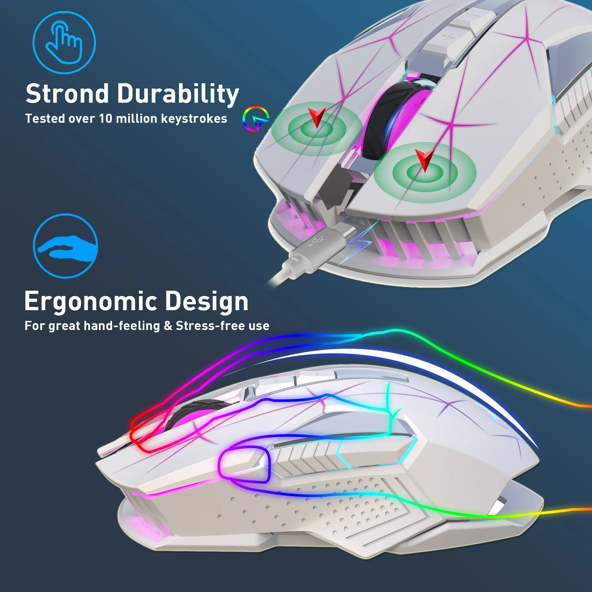 Wireless 2.4G mouse with built-in 600 mAh rechargeable battery 2400dpi adjustable ratones inalámbricos мышь беспроводная ratones
