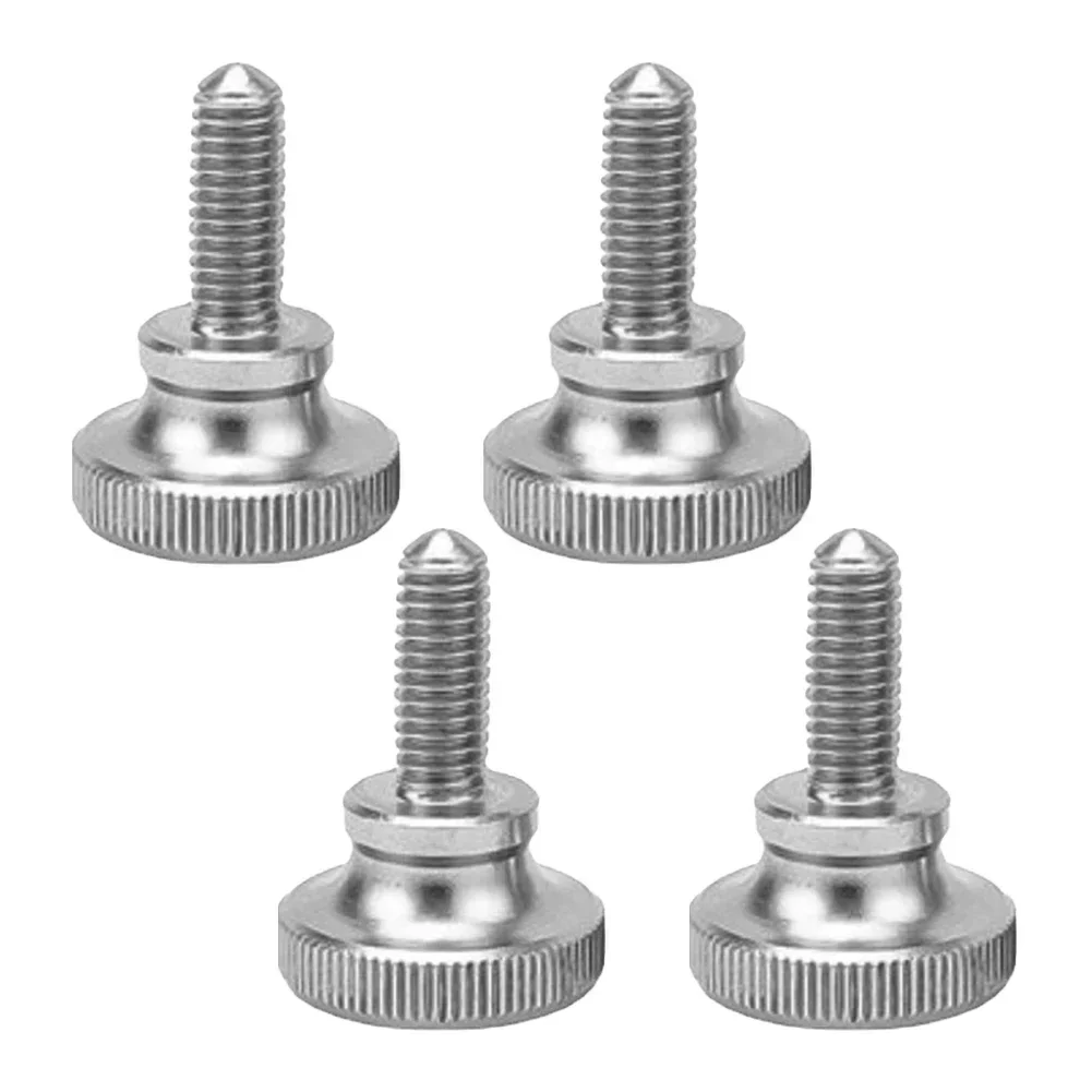 Strong Screw Stainless Steel Screws Silver Glass Lock Hand Tighten Knurl Head Knurled Screw M3*3/M3*4/M3*5/M3*6