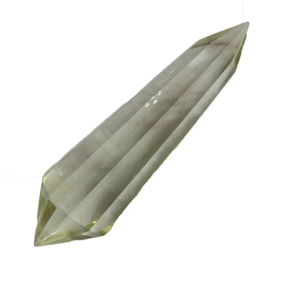 New Rare !!!  40g 78*21*21mm Natural Citrine Quartz Crystal Vogel Point Wand 12 sides Reiki Healing