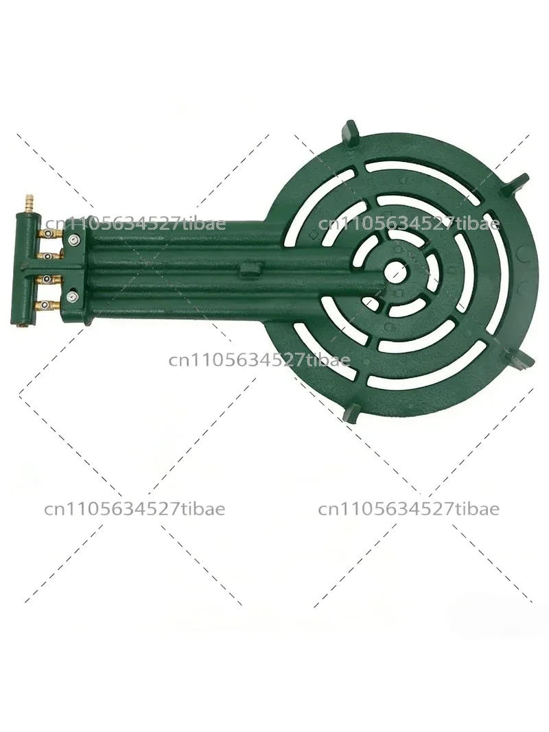 4 Ring Cast Iron Gas Burner C50 Commercial Household Outdoor Cooking Stove for Pancake Frying Pan
