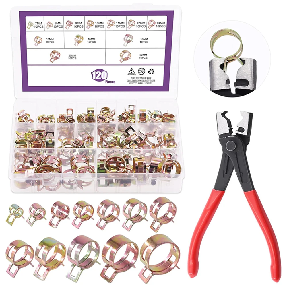 121Pcs 7-22Mm Sprin… - image