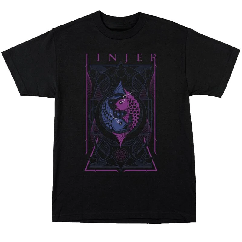 Pisces Alive Jinjer Band T-Shirt 100% coton, t-shirt graphique pour hommes et femmes, Streetwear d'été