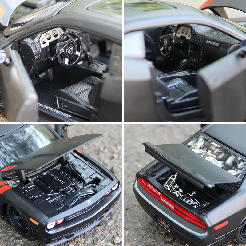 Maisto 1:24 Dodge Challenger Modified Car Alloy Car Diecasts & Toy Vehicles Car Model Miniature Scale Model Car For Children