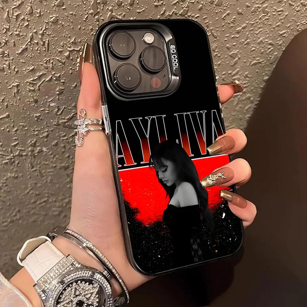 패션 아일리바 모바일 폰 케이스 아이폰 17 16 15 14 13 12 11 X XR XS 8 7 프로 맥스 플러스 반투명 컬러 커버 예쁜 디자인