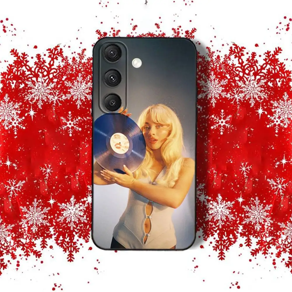 Etui na telefon z motywem piosenkarki Britney Spears dla Samsunga S22, S24, S20, S25, S23, S30, S21, Ultra, Plus, Fe, Lite 4G, 5G, czarne, miękkie.