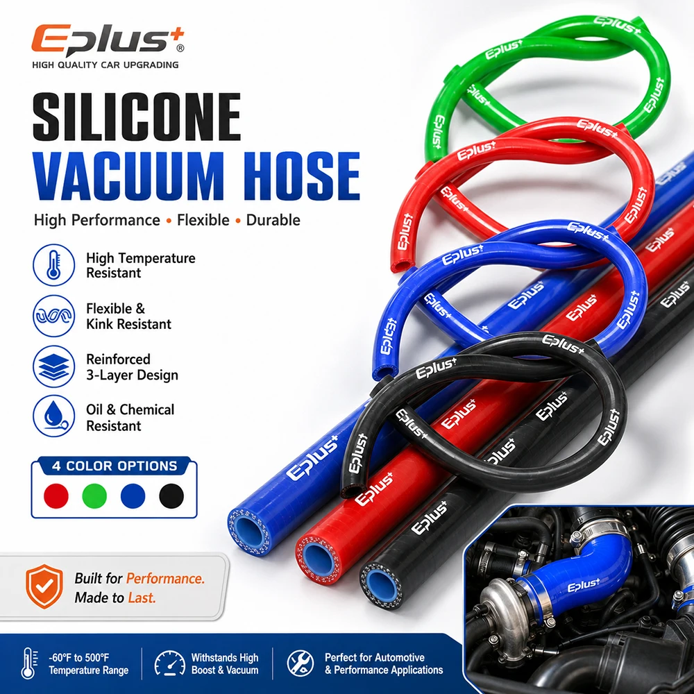 1 Meter Universal 4 Layers Silicone Tubing Flexible Hose Multi-Purpose Repair Water Air Line Red Blue Green Black