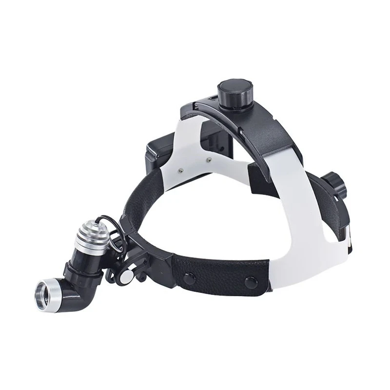 Helmet Headlamp Spot Size Adjustable Professional LED Loupe Headlight with Rechargeable 2 pcs Lithium Battery Metal Box