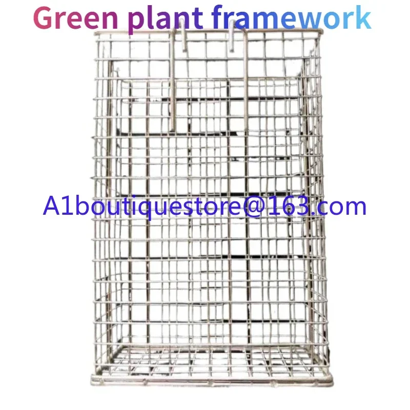 

Подвесная корзина для папоротника Staghorn, коробка для растений из нержавеющей стали 304, металлический каркас с горячими точками, зеленая корзина для растений на заказ
