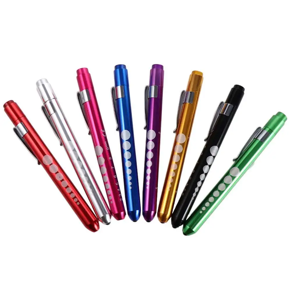 

Survival Kit Pocket Clip Multi Function Work Inspection Penlight Torch LED Pen Light Flashlight Torch Doctor Nurse Pen