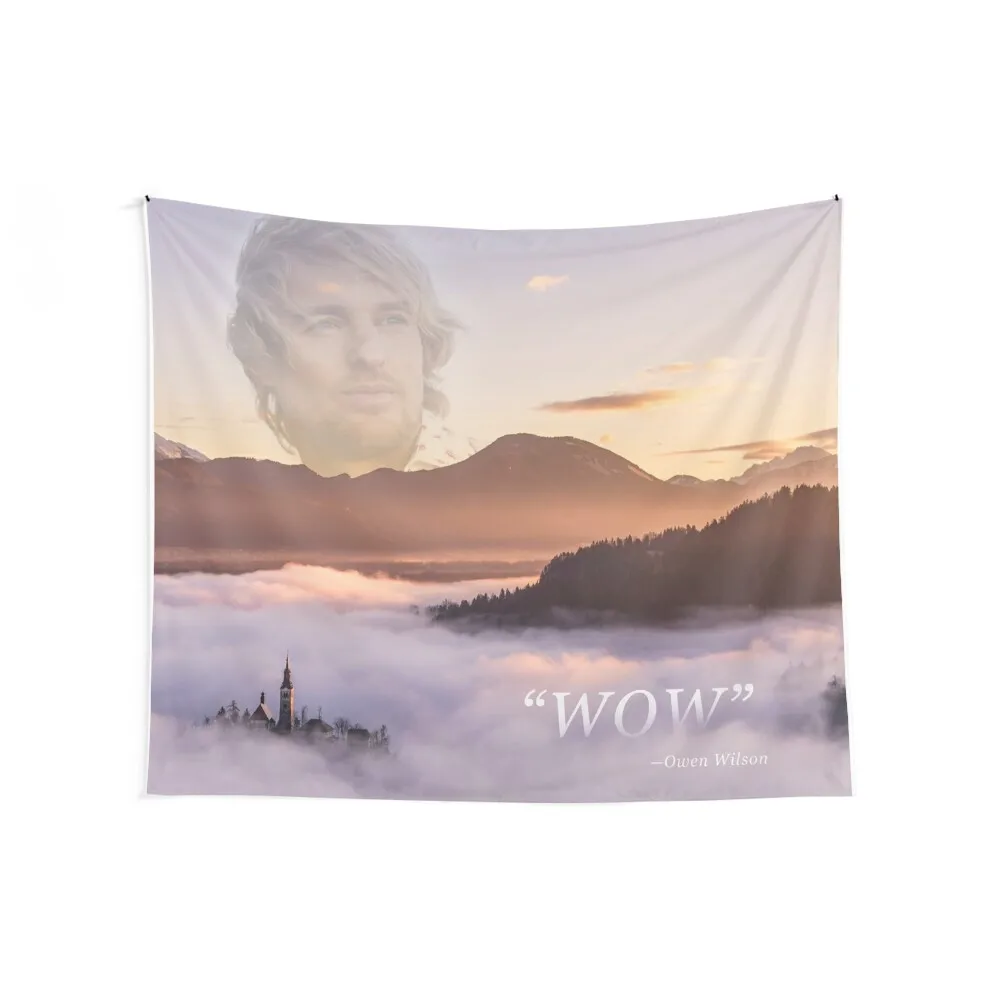 WOW - Owen Wilson Tapestry Wall Decor Outdoor Decor Room Decorator Decorations For Room Tapestry