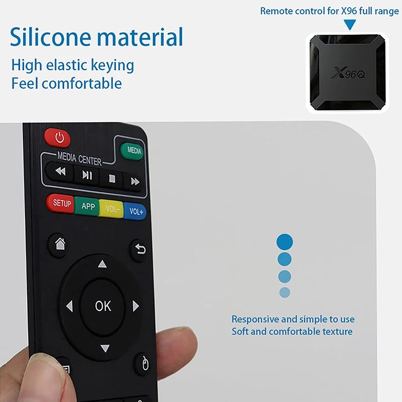 1Pc Infrared TV Remote Control Replacement For MXQ X96 H96 MAX/V88/TX6/T95X Universal Set-Top Box TV Box Remote Control