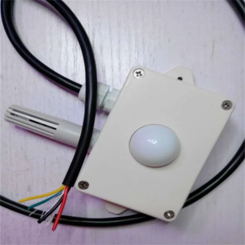 Light Temperature And Humidity Transmitter Sensor Wet Collector for Environmental Monitoring