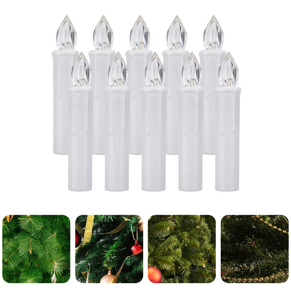 

1Set Electronic Light Flameless LED Window Clip Christmas Party Wedding Decoration Xmas Tree Ornament Plastic Lamp