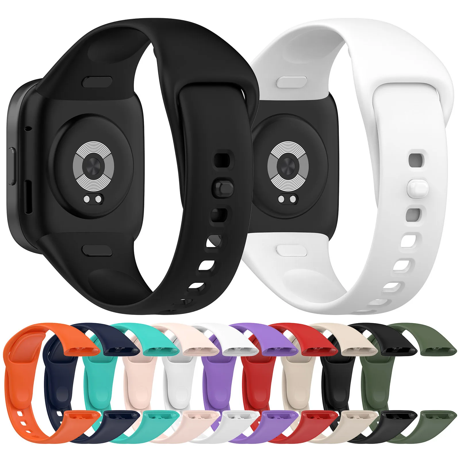 سيليكون حزام سوار ل شاومي Redmi ساعة 3 استبدال المعصم حزام SmartWatch Mi ساعة lite3 الرسمية نفس الرياضة معصمه