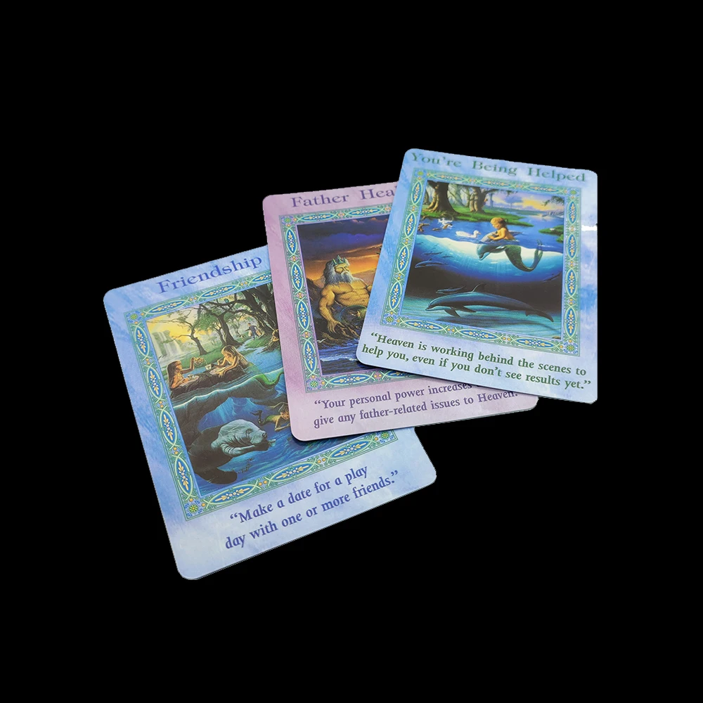 NEW AGE PRODUCTS Magical Mermaids and Dolphin Oracle Cards: A 44-Card Deck andPDF Guidebook