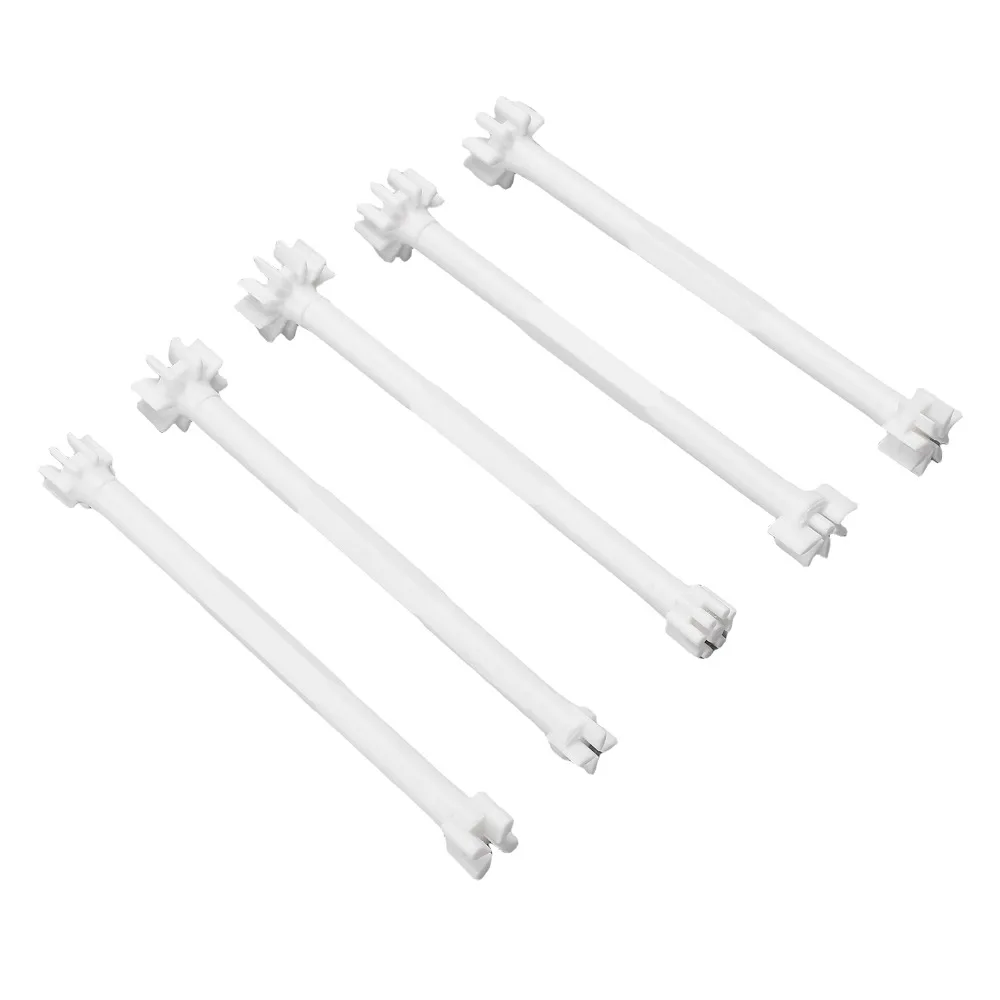 

5Pcs White Flower Dot Painting Pen Plastic Length 15cm Floral Dotting Stylus Art Dot Drawing Tool DIY Decorative Craft Making