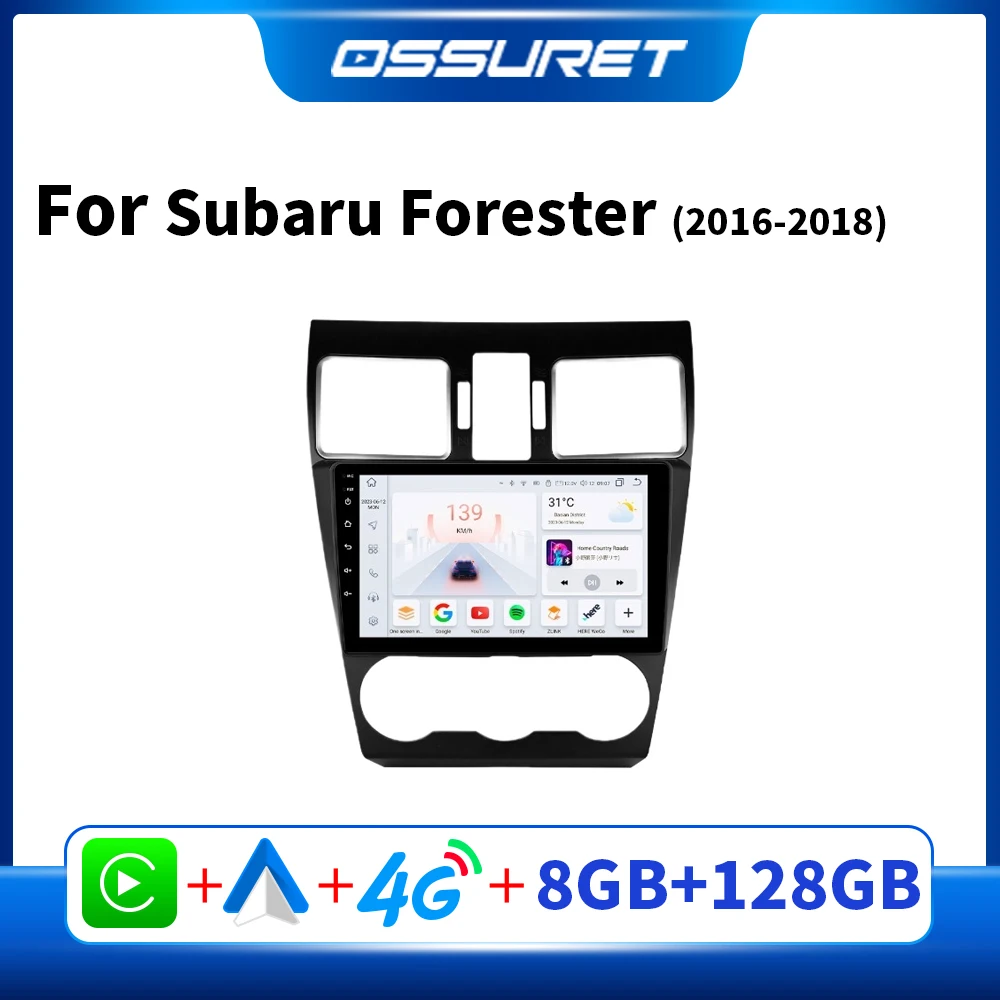 

Car Radio Android for Subaru Forester WRX STI XV Crosstrek Impreza 2015 2016 - 2018 Android Auto CarPlay Multimedia 7862 Player