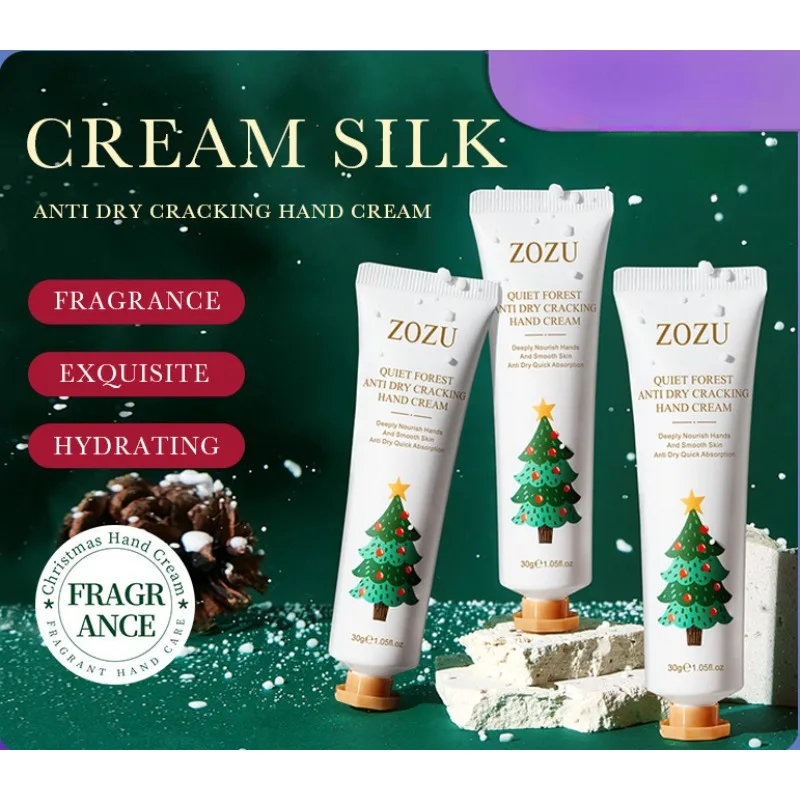 Christmas Tender Hand Cream Moisturizes and hydrates men's and women's Fall and Winter non-greasy moisturizing fragrance