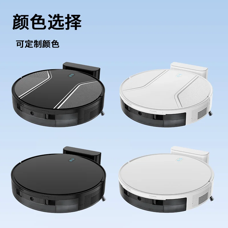 Il più recente robot aspirapolvere 3 in 1 - Aspirapolvere e scopa intelligenti con navigazione giroscopica WiFi, pulizia automatica a umido/secco ricaricabile da 2600 mAh per la casa