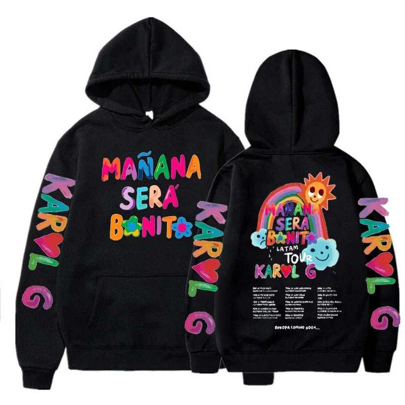 Karol GG Manana Sera Bonito Hoodie, Girls Tomorrow Will Be Beautiful Graphic Sweatshirt, Retro Music Sweatshirt, Casual CoupleKa