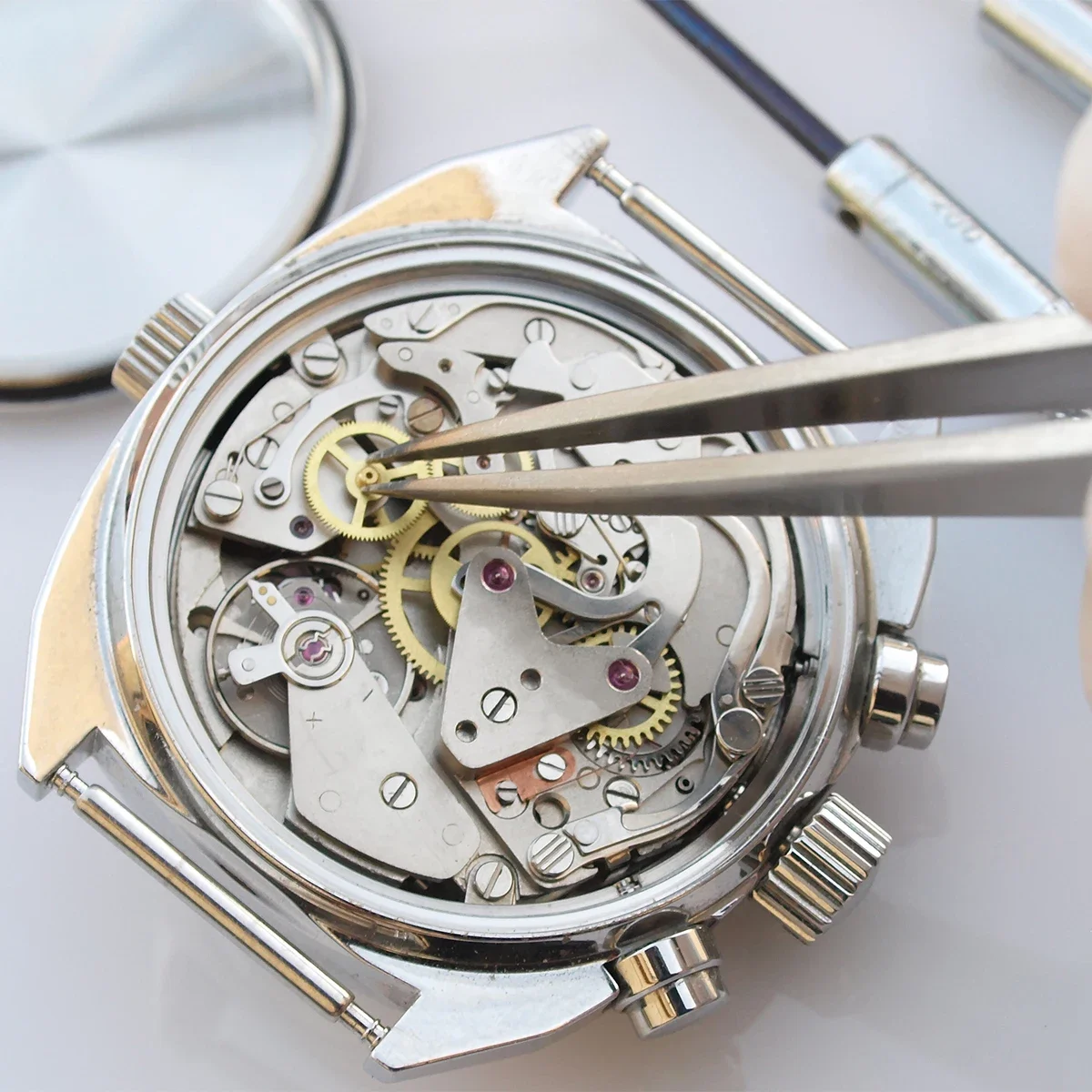 NH71 NH72 NH70 High Accuracy Skeletonized Golden Movement Automatic Self-winding 24 Jewels Mechanism Modification Parts