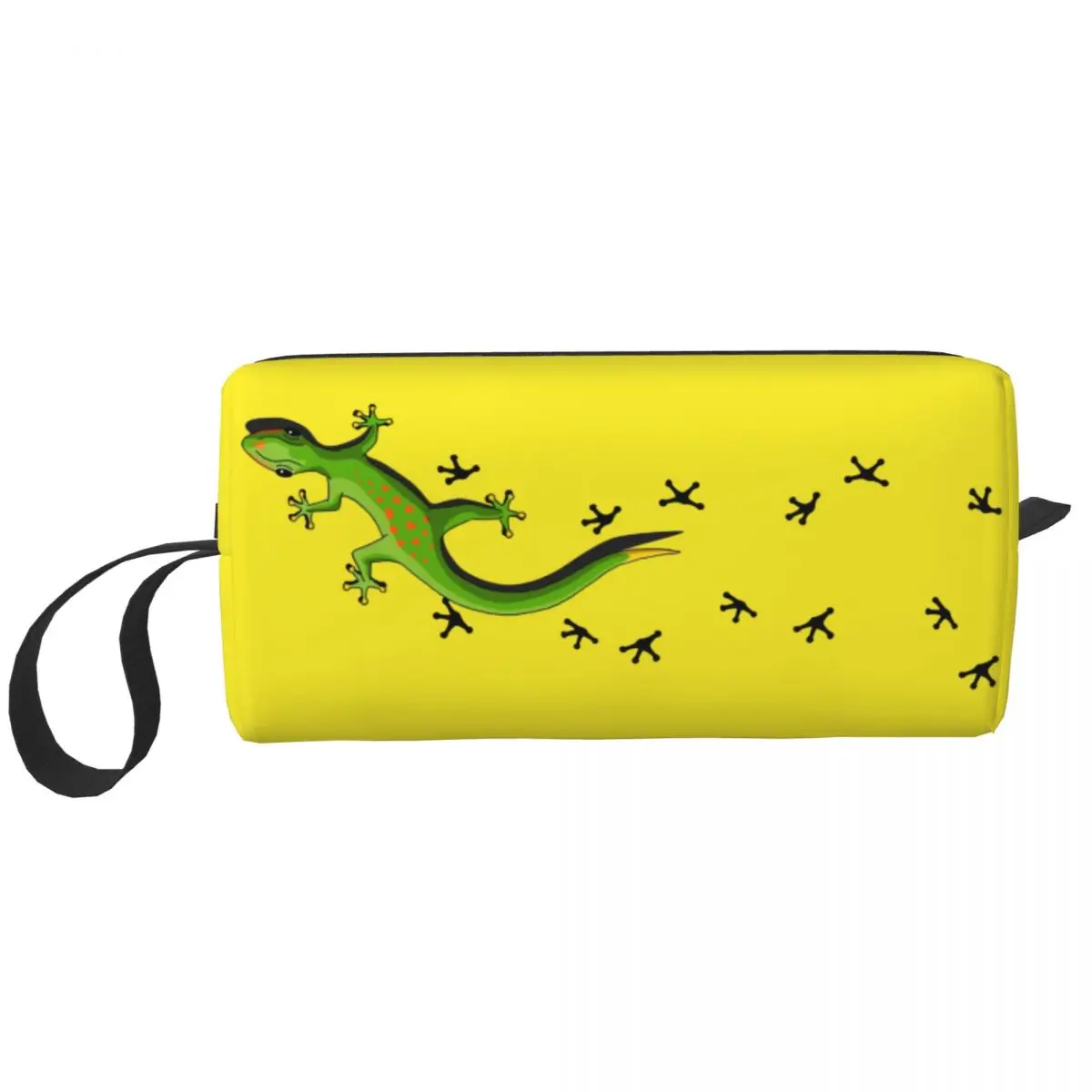 Custom Cute Cute Lizard Reptile Travel Toiletry Bag Women Cosmetic Makeup Organizer Beauty Storage Dopp Kit