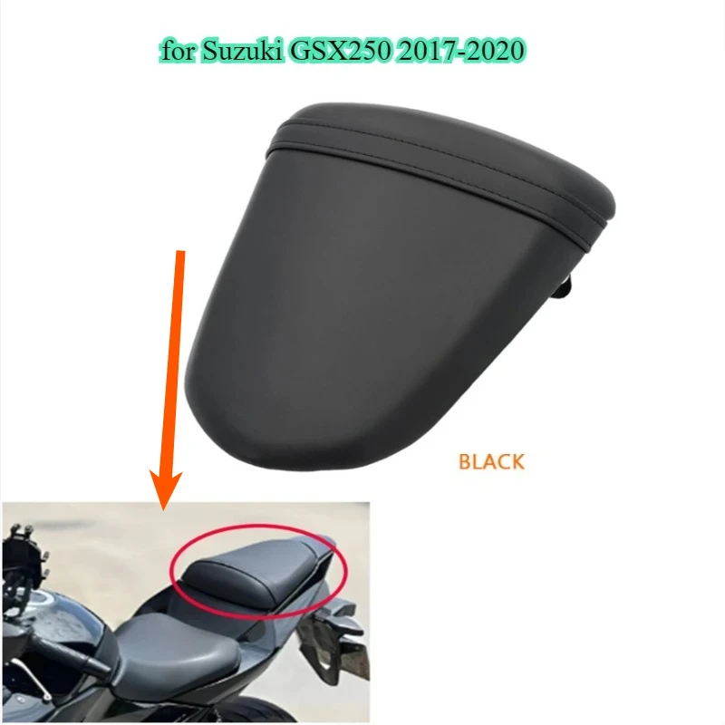 

Motorcycle Rear Passenger Seat Pillion Rider Rear Passenger Cushion Seat for Suzuki GSX250 2017-2020 2018 2019