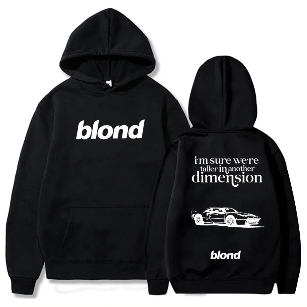 Autumn/Winter New Album Golden Hooded Sweatshirt Frank Ocean Blanco Ferrari Music Women's Harajuku Long Sleeve Sweatshirt