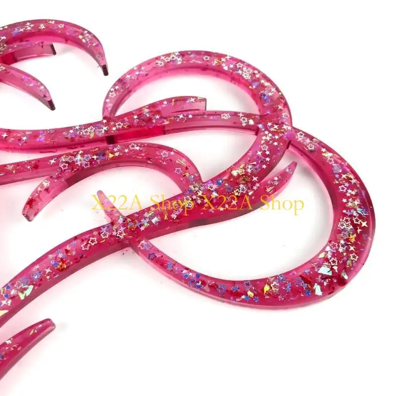 

Unique Semi-stereoscopic Heart Wall Ornaments Drop Mold Diy Wall Pendant Desktop Decoration Epoxy Silicone Mold