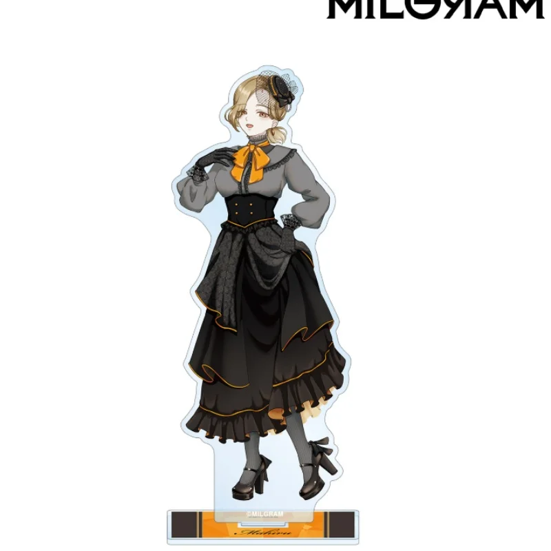 MILGRAM Mahiru The second installment of the birthday series Human-shaped Acrylic Stand Model Plate Keychains Desk Decor