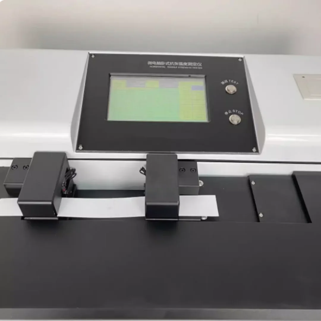 Horizontal Paper Tensile Machine Non Metallic Material Tensile Strength Tester