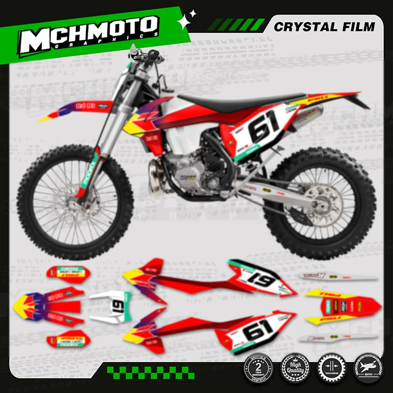 MCHMFG Full Graphics Decal Stickers For KTM SX SXF 2016 2017 2018 EXC EXC-F 2017 2018 2019 125 250 300 350 450 -008